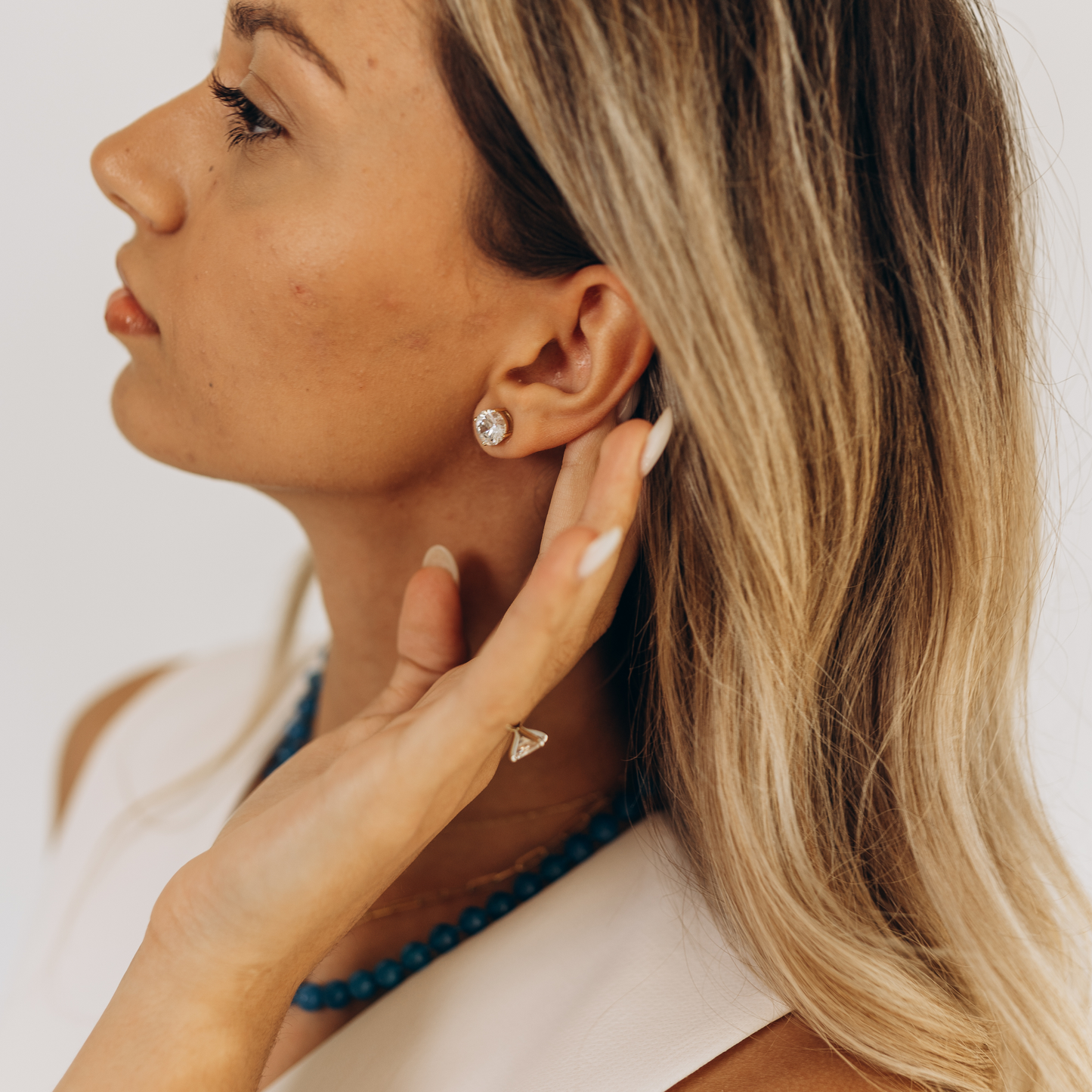 14K Gold Filled Crystal Earrings